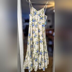 NWT Mable Bustier Back Midi Dress